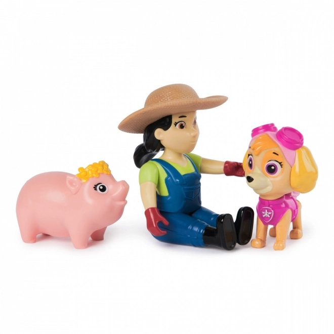 Set figuric Tačke na patrulji Skye in kmetice Yumi