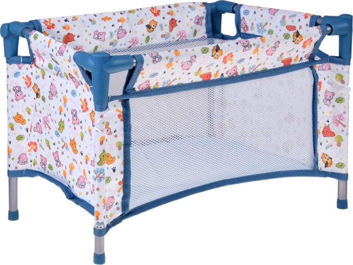 Potovalna posteljica z zračno mrežo in torbo