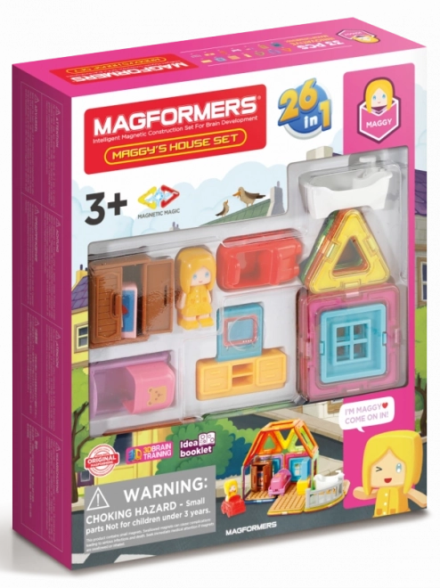 MAGFORMERS MINI Magdin hišica 33 delov