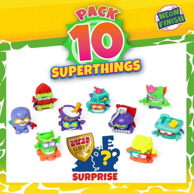 Zbirateljska figurica SuperThings NeonPower - komplet 10 kos