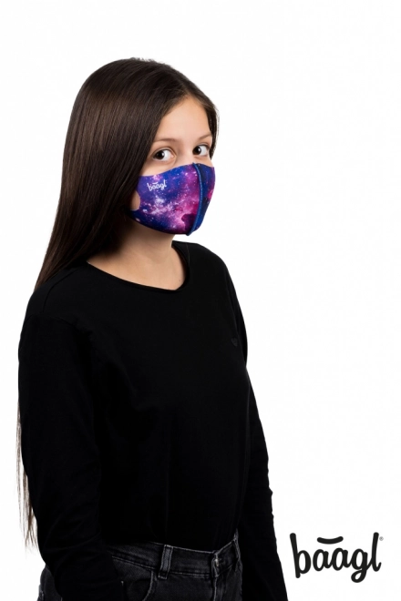 Antibakterijska maska za otroke Galaxy
