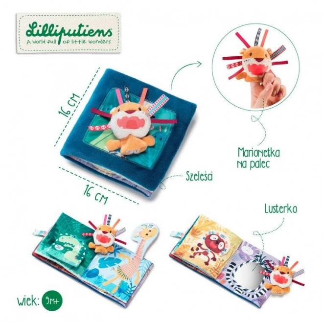 Lilliputiens - Knjiga z mini lutko Lev Jack 9 m+
