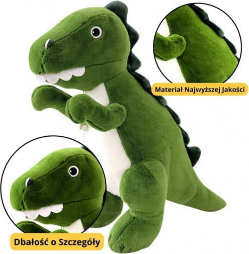 Plišasta igrača dinozaver zelen 27 cm
