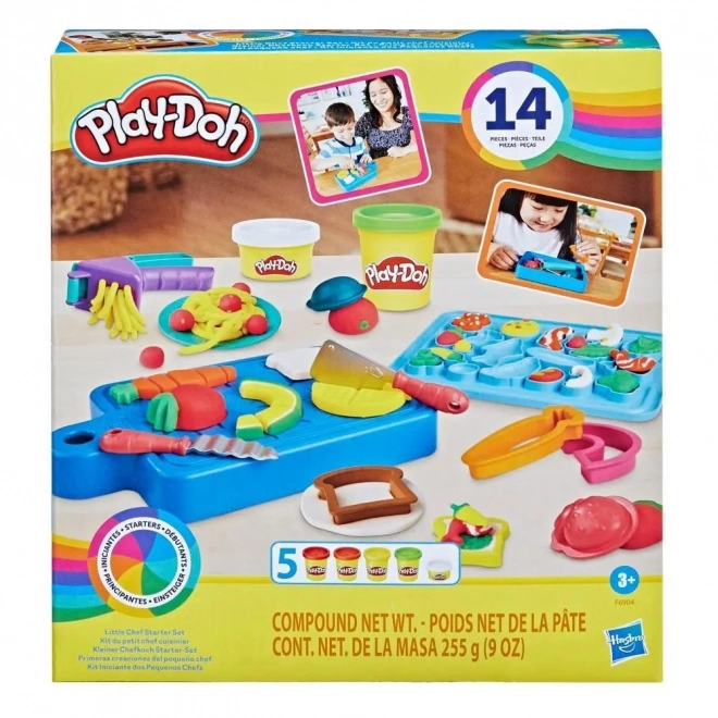 Play-Doh Začetni Set Mali Kuhar in Učenje Rezanja