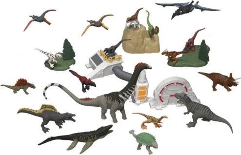 adventni koledar JURASSIC WORLD 2025 – mini dinozavri in scena