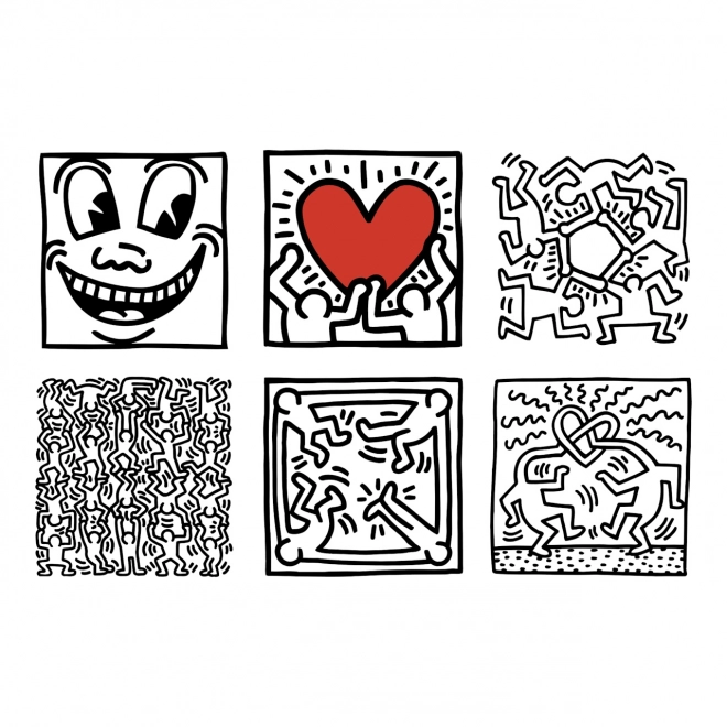 Vilac Slikovne kocke Keith Haring