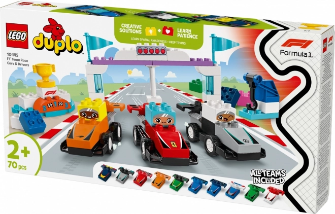 Formula 1 bolidi in vozniki DUPLO