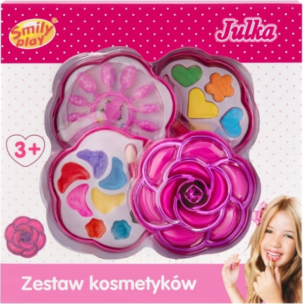 Kozmetični set v obliki cveta, 4-delni