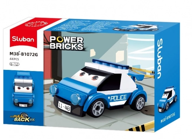 Sluban Power Bricks M38-B1072G Avto s potegom z očmi Policija