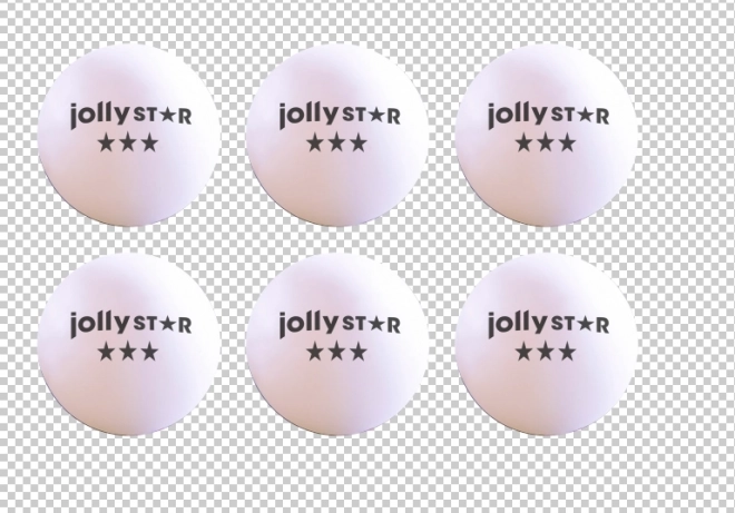 Namiznoteniške žogice 40 mm JollyStar, 6 kos