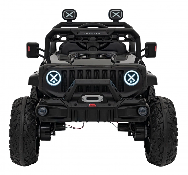 Otroški električni avto off-road črne barve
