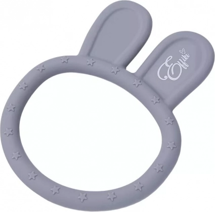 Silikonski grizalo Gray Bunny