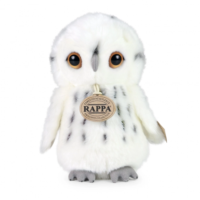 Rappa Plišasta sova bela 18 cm EKO-PRIJAZNO
