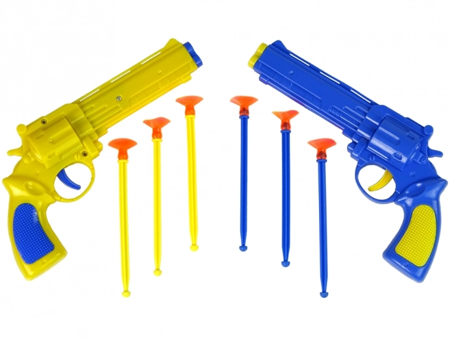 Strelski set Lok Ščit na stojalu 134 cm Tulček Pištola