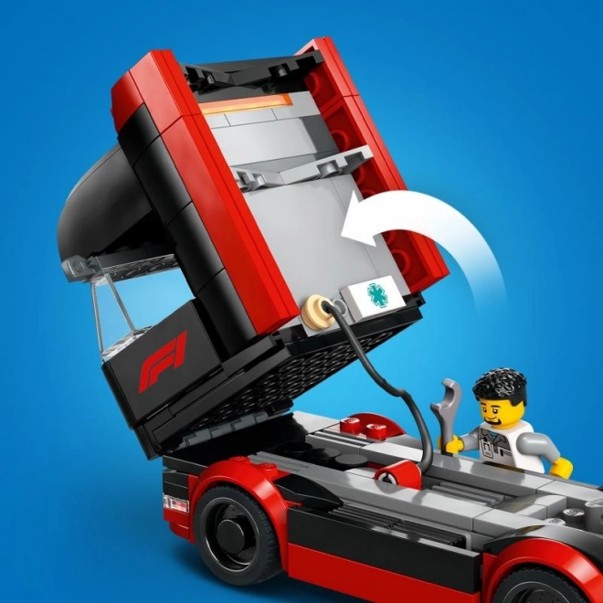 LEGO® City 60445 Tovornjak F1® z vozili F1® RB20 in AMR24