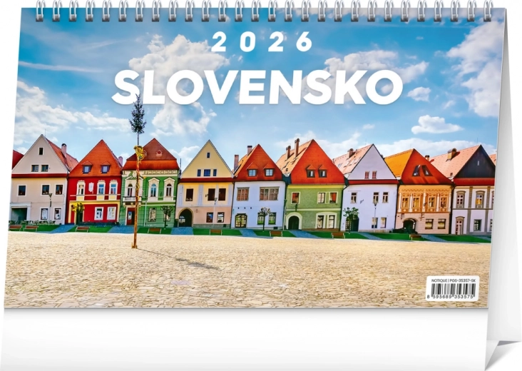 Namizni koledar Slovaška 2026