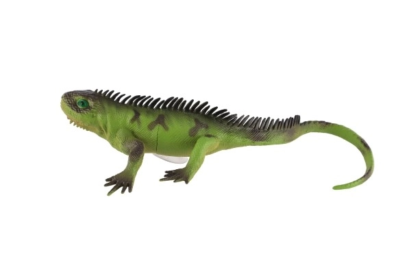 Živalec kuščarček s priseskom guma 22cm