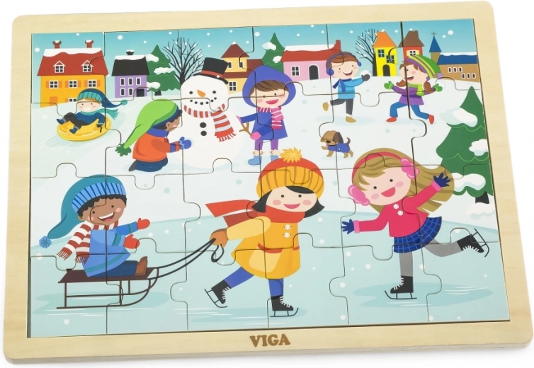 Zimski motiv poln veselja