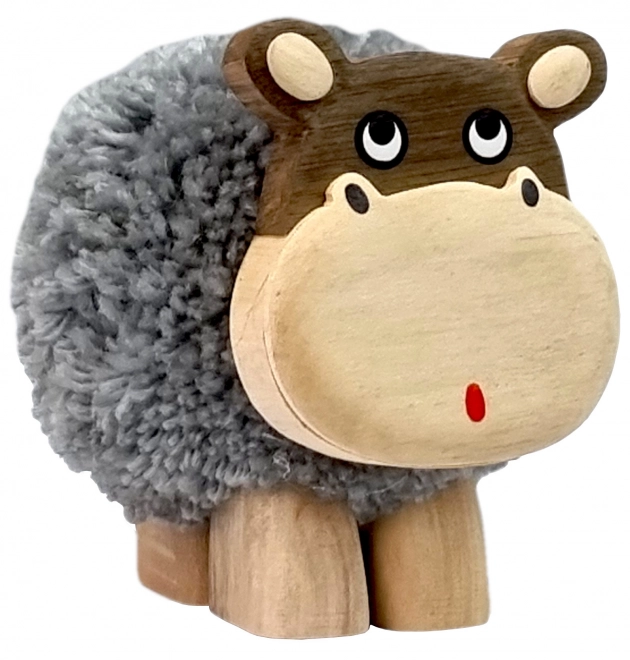 Lesena figura XL Hippo z cofom