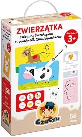 CzuCzu Živalice – ustvarjalna zabava z izbrisljivim flomastrom