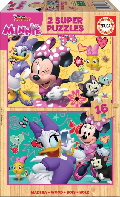 Lesene sestavljanke Minnie in Daisy od Educa