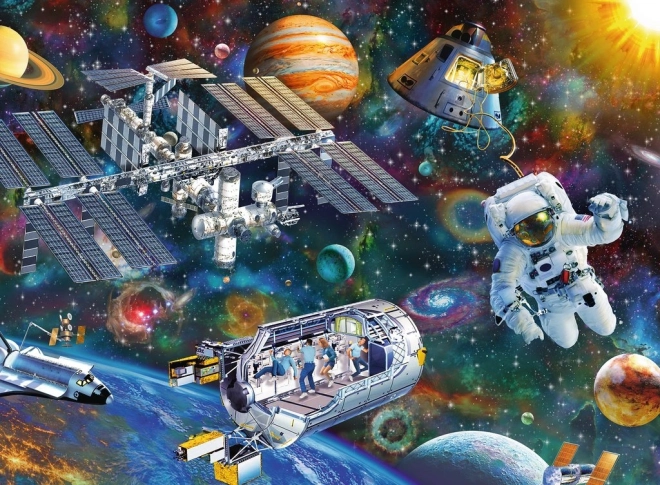 Ravensburger puzzle vesoljsko raziskovanje XXL, 200 koščkov