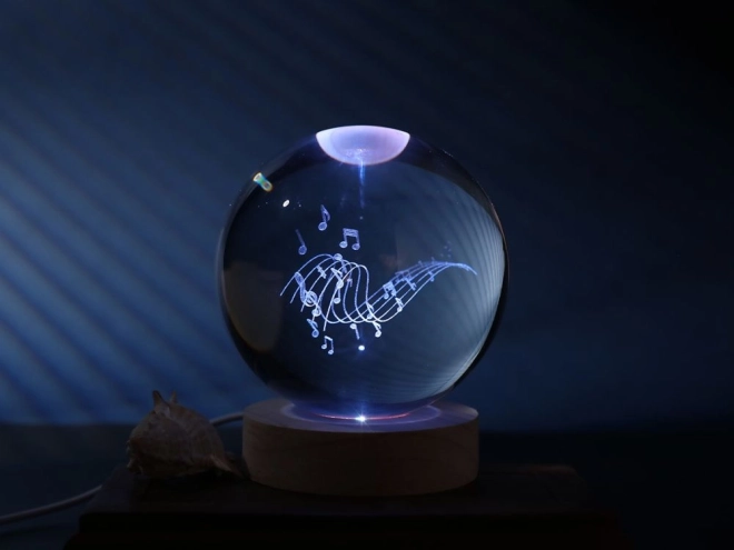 Kristalna svetilka Glasba 10 cm