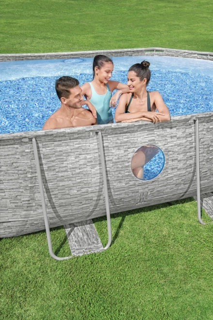 Samostoječi bazen Bestway Power Steel Swim Vista 427 x 250 x 100 cm