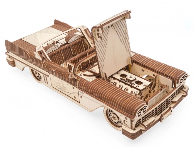 3D leseni mehanski model avtomobila Kabriolet sanj