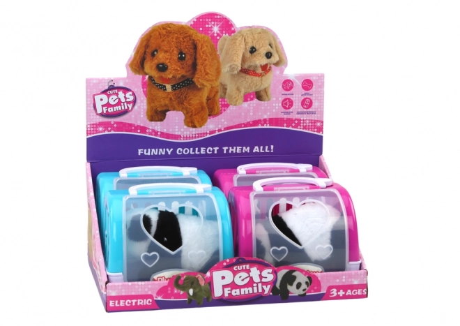 Interaktivna plišasta panda v barvi Transporter Pink Blue