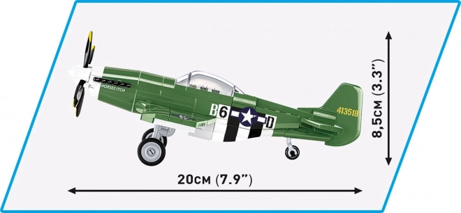 Konstrukcijski komplet letala P-51D Mustang COBI