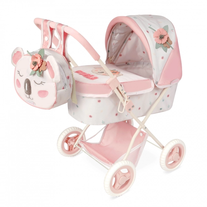 DeCuevas 85079 Zložljiv voziček za punčke z nahrbtnikom KOALA 2024 - 60 cm