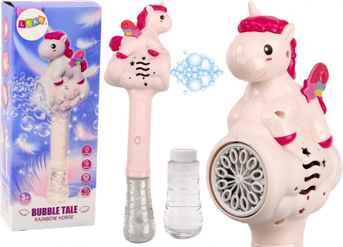 Stroj za izdelavo milnih mehurčkov Pink Unicorn Wand
