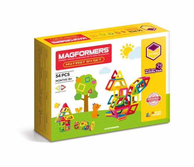 Moji prvi MAGFORMERS – magnetna sestavljanka 54 kosov