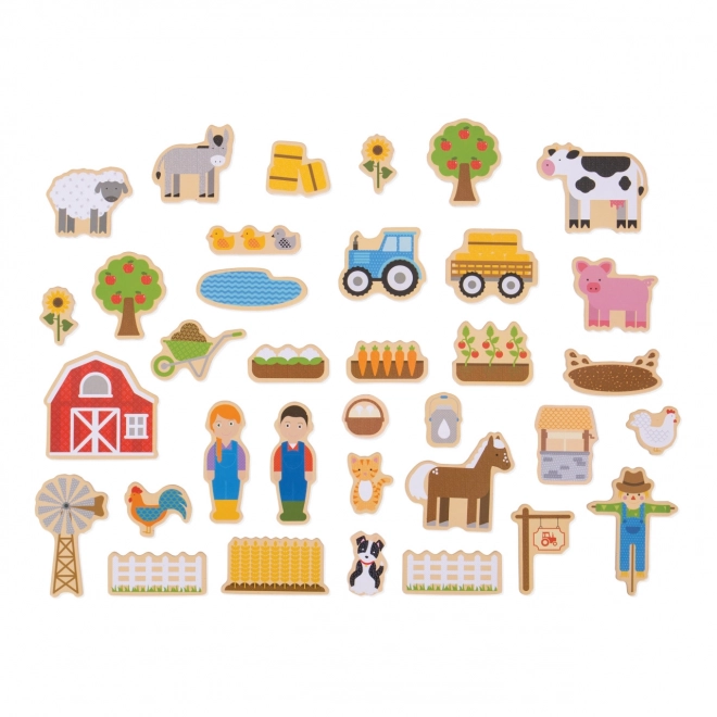 Magneti za kmetijo Bigjigs Toys