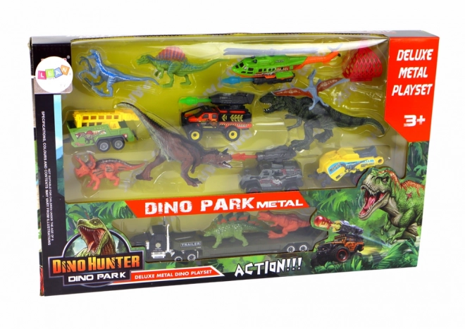 Velika helikopter cargo kompleta Dinozavri 8 kos.