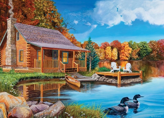 Cobble Hill Puzzle Jezero Potapljic 500 koščkov