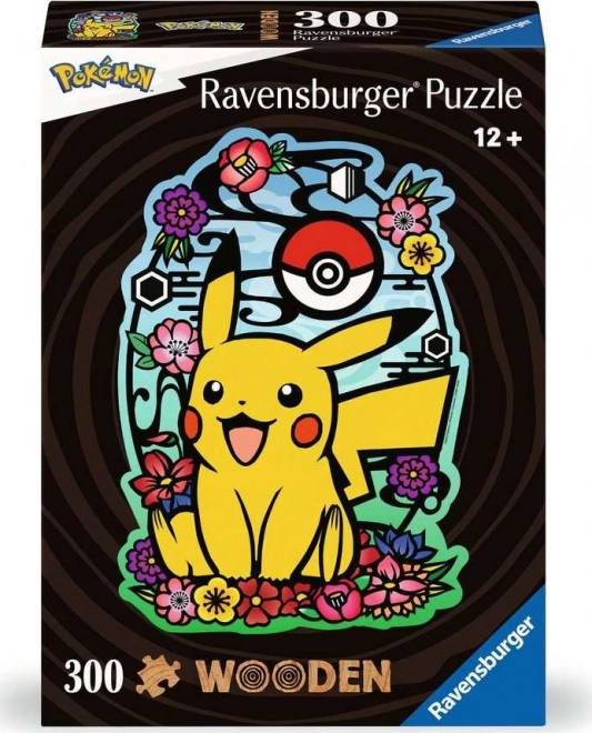 Lesene obrisne sestavljanke POKÉMON Pikachu, 300 koščkov