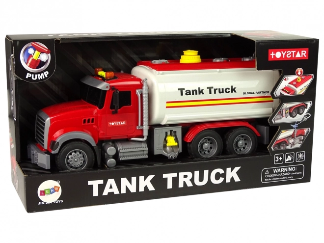 Beli tank Tovornjak Zvoki Luči