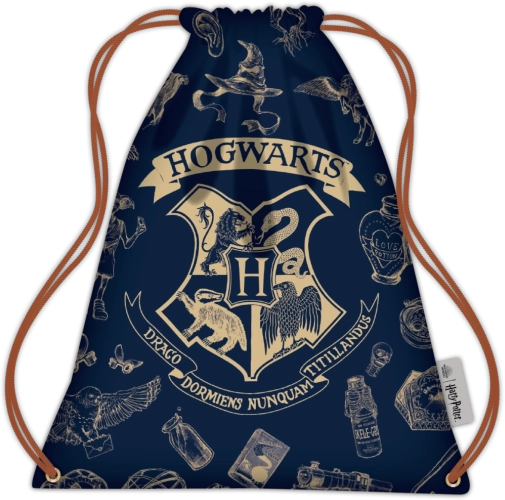 Harry Potter zatezna vrečka temno modra in zlata