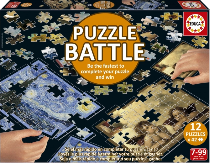 EDUCA Puzzle bitka Umetnost 12×42 kosov