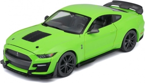 Model avtomobila FORD Mustang Shelby GT500 2020 1:24 zelen