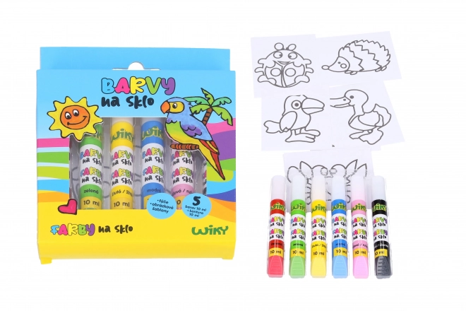Barve za steklo 5+1 10ml