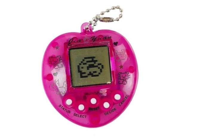 Elektronska igra Tamagoči Pink s kratko verižico