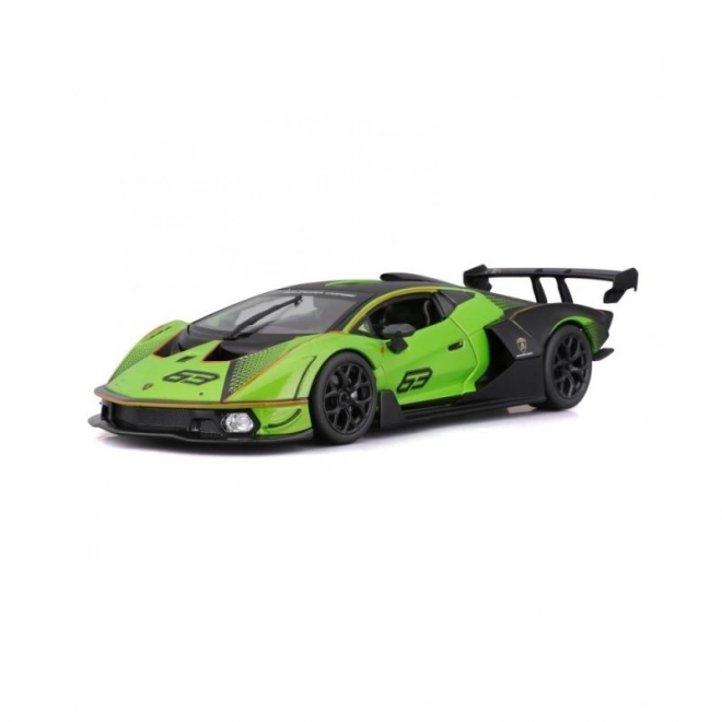 Bburago 1:24 Dirka Lamborghini Essenza SCV12 – Zelena
