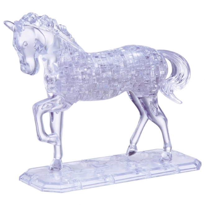 Sestavljanka 3D Kristal puzzle Konj 100 kosov
