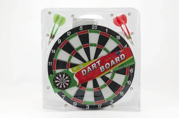 Tarča z dart puščicami - 28 cm