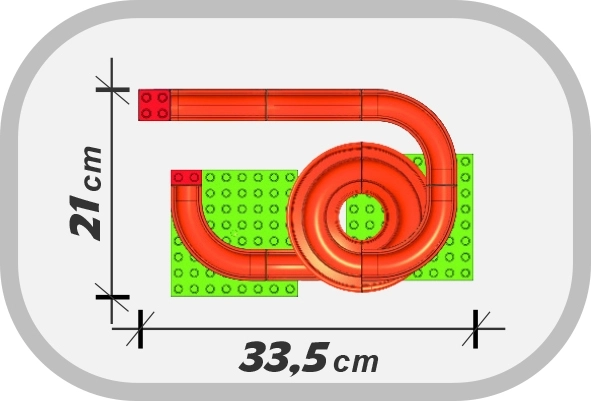 Androni UNICO plus Mala kroglična steza - 31 delov