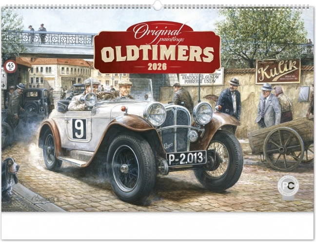 Stenski koledar Oldtimers Václav Zapadlík 2026