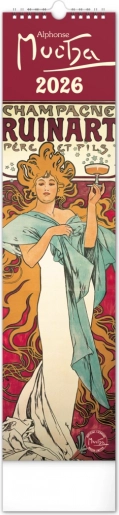 Stenski koledar Alfons Mucha 2026